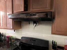 Fire in the kitchen